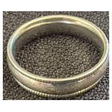 Sterling Silver 925 Wedding Band, Size 8