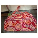 Vera Bradley Quilted Handbag With Paisley Print