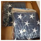 American Flags with Embroidered Stars