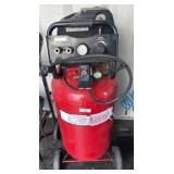 Craftsman Red Air Compressor on Wheels
