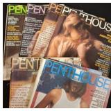 Penthouse Adult Magazines Assorted Issues