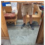 Rectangular Wall Mirror with Mounting Hardware w12