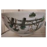 Decorative Bowl with Equestrian Scene