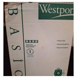 Westport Basic Round Plastic Toilet Seat