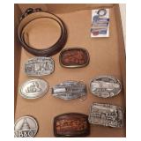 Train-Themed Belt Buckles and Belt