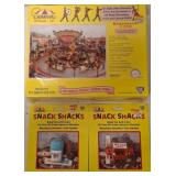 Carnival HO Scale Model Kit and Snack Shacks