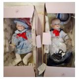 Two Porcelain Dolls in The Ashton-Drake Boxes