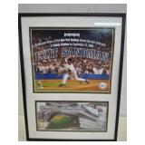 Framed Exit Sandman Memorabilia Display
