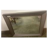 Rectangular Mirror with Textured Frame
