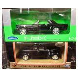 1:24 Scale Ford Model Cars by Welly and Maisto