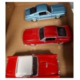 Die-Cast Ford Model Cars in Various Colors