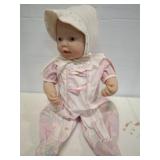 Famosa Vinyl Baby Doll in Pink Outfit