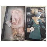 Gene Doll Outfits: Satin Gown and 'First Stop' Set