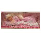 1995 Mattel Barbie Doll in Pink Gown