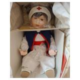 Florence Nightingale-Themed Porcelain Doll