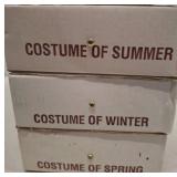 Three Ashton-Drake Seasonal Doll Costume Sets