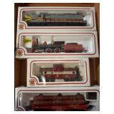 Bachmann HO Scale Train Cars, 4-Piece Set