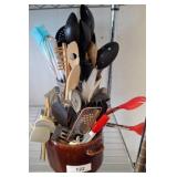 Kitchen Utensils in Two Holders
