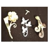 Vintage Sterling Silver Brooches