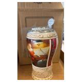 Coca-Cola 1996 Christmas Stein by Longton Crown
