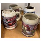 Budweiser Brickyard 400 & Frog Stein Mugs