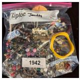 Costume Jewelry in Ziplock Bag