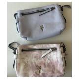 Two Crossbody Bags with Zippered Compartments