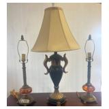 Three Decorative Table Lamps
