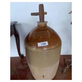 Stoneware Merchant Jug with Wooden Stopper