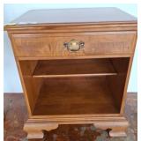 Ethan Allen Wood Single-Drawer Nightstand