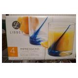Libbey Impressions Glasses, 12.5 oz, Set of 4