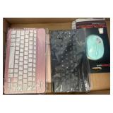 Wireless Keyboards, Mouse, and Cracked Tablet