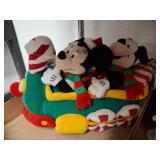 Plush Train with Christmas Characters