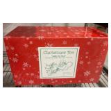 Christmas Tea Set with Teapot and Cups