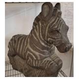 Adams Cast Resin Zebra Sculpture, 24ï¿½16
