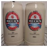 Beckï¿½s 2002 Oktoberfest Beer Steins