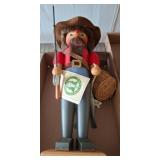 German Handmade Wooden Nutcracker Fisherman