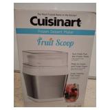 Cuisinart Fruit Scoop Frozen Dessert Maker