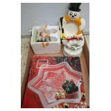 Holiday Decor Lot with Homco and Mikasa Pieces