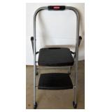 Rubbermaid Folding 2-Step Steel Stool