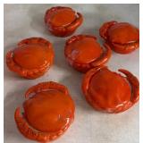 Crab-Shaped Ceramic Lidded Containers