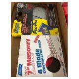Saw Blades Including Masonry and Craftsman Pro