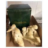 1992 Snowbabies Figurines with Polar Bear Theme