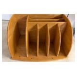 Wooden Desk Organizer With Dividers