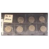 Kennedy Half Dollars in Plastic Holders