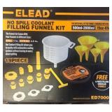 Automotive Funnel Kit & 3-Piece Scrub Set