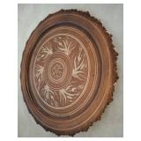 Engraved Copper Decorative Tray