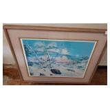 Framed 'Desert Winter' Print by Douglas E. Andrus