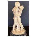 Figurative Sculpture by A. Santini on Marble Base