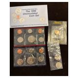 1998 US Mint Coin Set, Cheerios Penny & Susan B. C